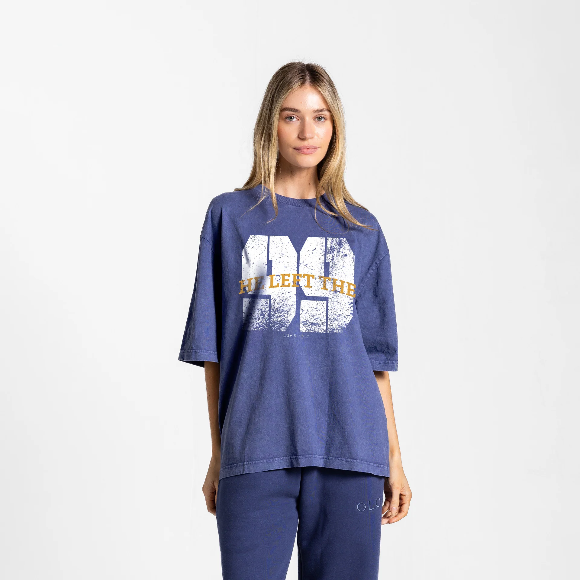 99 Boxy Tee Mineral Wash - Oceana