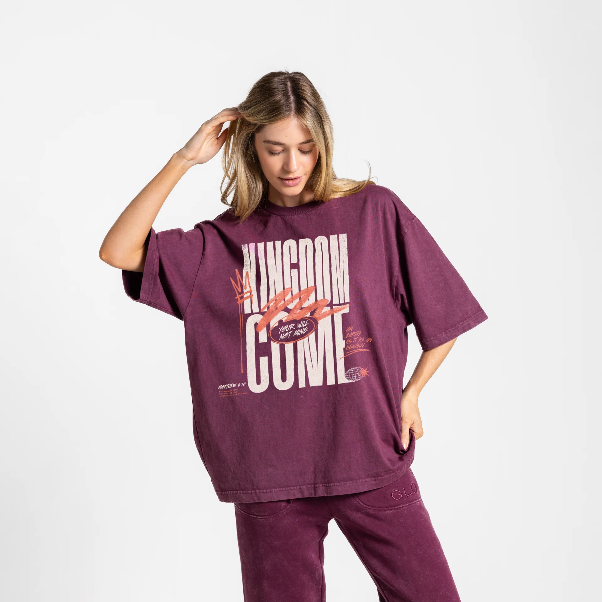 Kingdom Come Tee - Prune