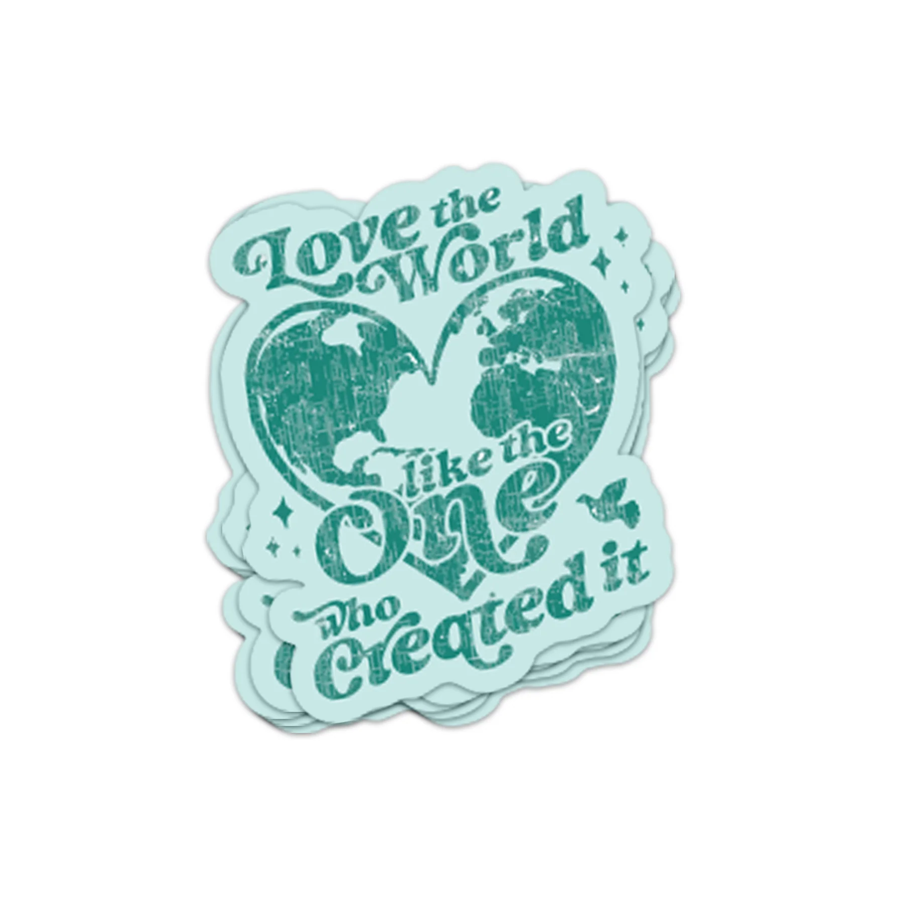 Love The World Sticker