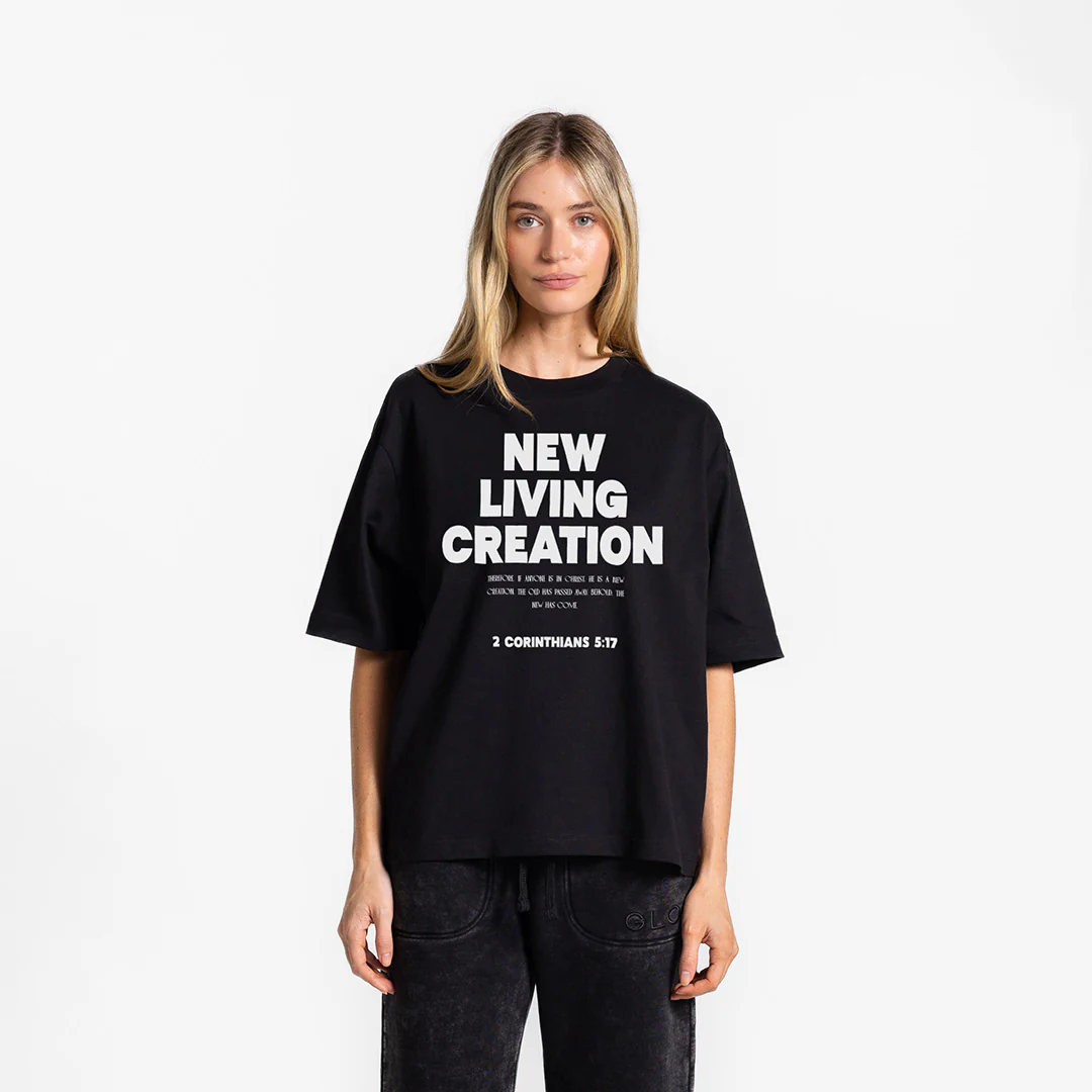 New Living Tee - Jet Black